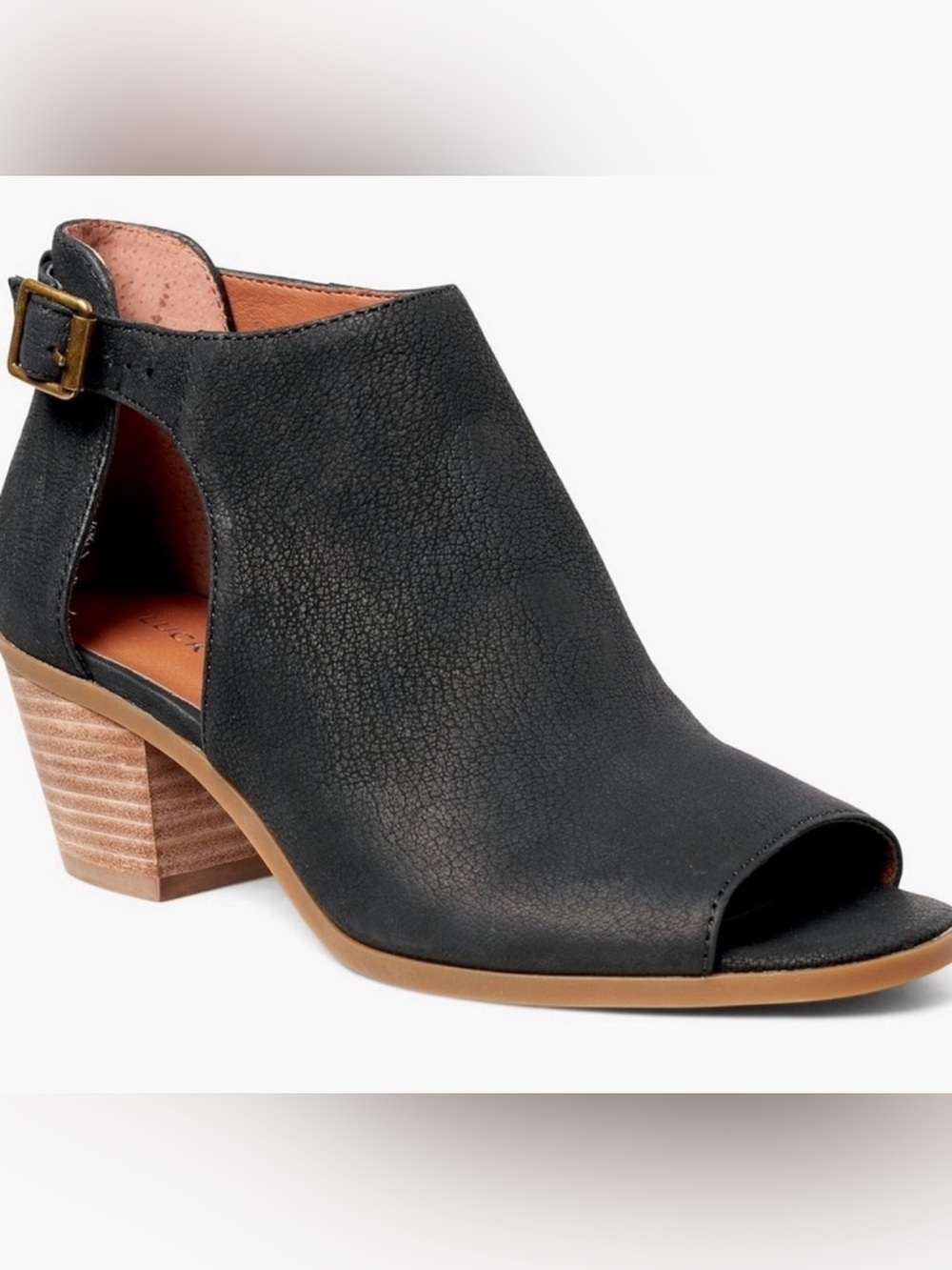 Lucky Brand Barimo Open-Toed Booties